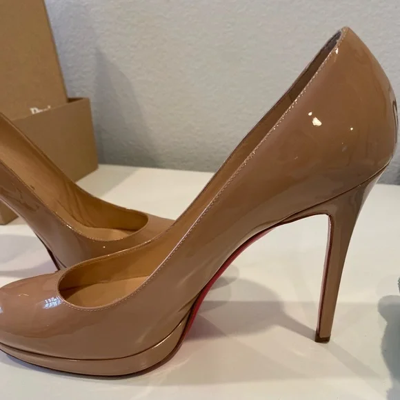 Christian Louboutin New Simple Pump 120 Patent in Calf -Size 39 - Picture 2 of 14